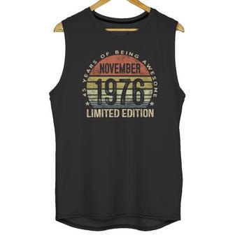 November 1976 Limited Edition 45Th Birthday 45 Years Old Men Men Tank Top | Favorety DE