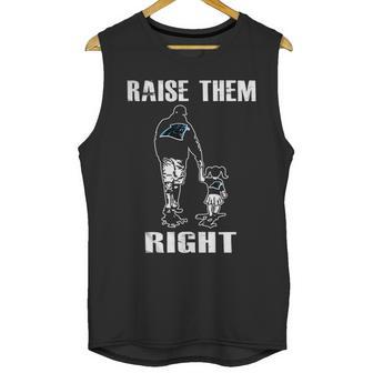 Panthers Dad And Daughter Raise Them Right Men Tank Top | Favorety AU