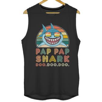 Pap Pap Shark Father Day Gifts For Men Grandpa Shark Men Tank Top | Favorety UK