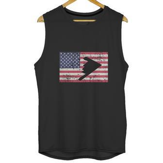 Patriotic B2 Stealth Bomber American Flag T-Shirt Men Tank Top | Favorety UK