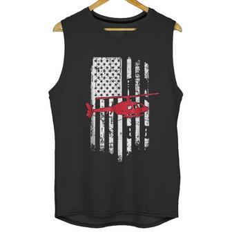 Patriotic Helicopter Flag Helicopter Pilot Gifts Men Tank Top | Favorety DE