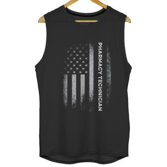 Pharmacy Technician Us Flag Certified Pharma Tech Men Tank Top | Favorety