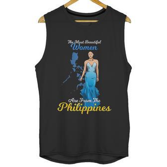 Philippines Pinay Filipina Pride Proud Flag Beautiful Woman Men Tank Top | Favorety AU