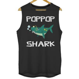 Poppop Grandpa Gift Poppop Grandpa Shark Men Tank Top | Favorety DE