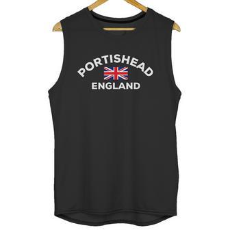 Portishead England Uk United Kingdom Union Jack Flag City Men Tank Top | Favorety