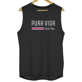 Pura Vida Costa Rica With Costa Rica Flag Men Tank Top | Favorety DE