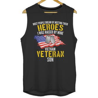 Raised By My Hero Proud Vietnam Veterans Son Men Tank Top | Favorety DE