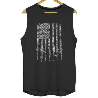 Rifle American Flag Pro Men Tank Top | Favorety AU