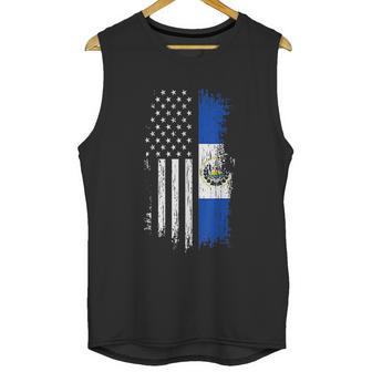 Salvadoran America Flag El Salvador Usa Men Tank Top | Favorety DE