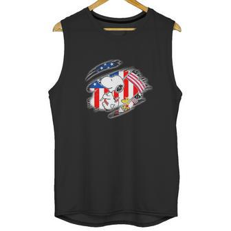 Snoopy Flag Men Tank Top | Favorety CA