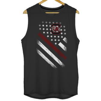 South Carolina Gamecocks American Flag Men Tank Top | Favorety DE