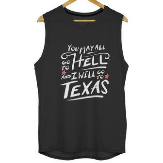 Texas Lone Star State Flag Austin Dont Mess With Graphic Men Tank Top | Favorety