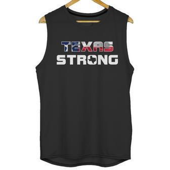 Texas Strong State Flag Logo Men Tank Top | Favorety UK