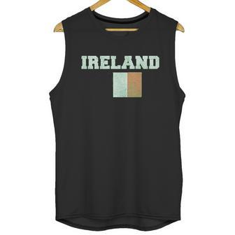 Trunk Candy Distressed St Patricks Day Ireland Flag Men Tank Top | Favorety UK