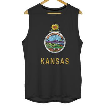 Ugp Campus Apparel State Flag Basic Cotton Men Tank Top | Favorety UK