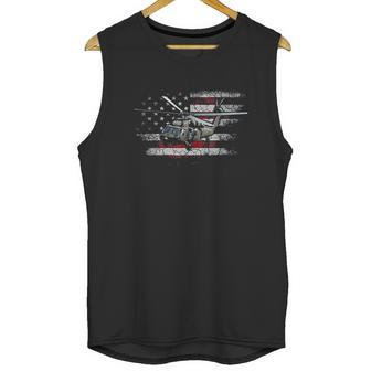 Uh60 Black Hawk Helicopter Vintage Flag Veteran Men Tank Top | Favorety