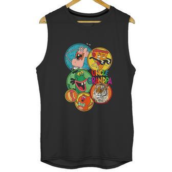 Uncle Grandpa Group Shot Circles Men Tank Top | Favorety UK