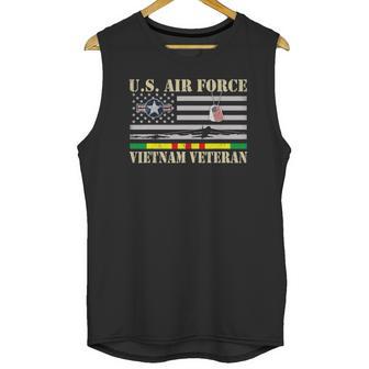 Men Us Air Force Vietnam Veteran Usaf Veterans Day Flag Men Tank Top | Favorety DE