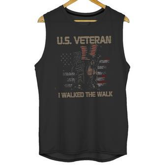 US Veteran I Walked The Walk Impression 2022 Gift Men Tank Top | Favorety