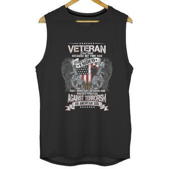 Veteran On American Soil Graphic Design Printed Casual Daily Basic Men Tank Top | Favorety AU