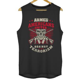 Veteran Patriot Against Terrorism Graphic Design Printed Casual Daily Basic Men Tank Top | Favorety CA