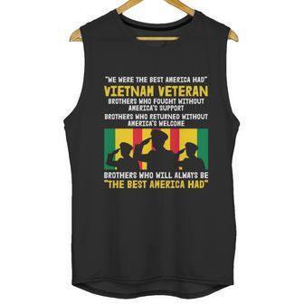 Vietnam Veteran The Best America Veteran Day Graphic Design Printed Casual Daily Basic Men Tank Top | Favorety CA