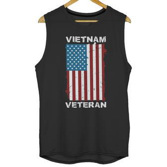 Vietnam Veteran Soldier Us Flag Veteran Day Graphic Design Printed Casual Daily Basic Men Tank Top | Favorety