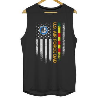 Vintage American Flag Proud Us Air Force Vietnam Veteran Dad Meaningful Gift Men Tank Top | Favorety DE