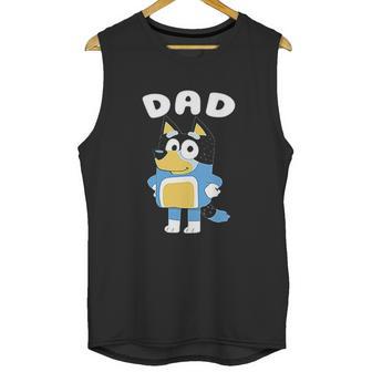 Vintage Bluey Dad Men Tank Top | Favorety