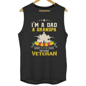 Vintage Dad Grandpa Vietnam Veteran Veteran Day Us Army Graphic Design Printed Casual Daily Basic Men Tank Top | Favorety UK