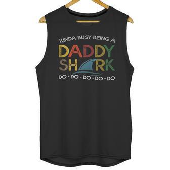 Vintage Daddy Shark Doo Doo Daddy Gifts Men Tank Top | Favorety CA