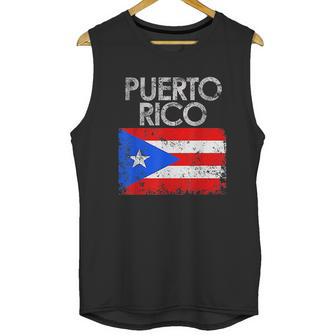 Vintage Puerto Rico Puerto Rican Flag Pride Gift Men Tank Top | Favorety UK