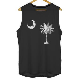 Vintage South Carolina Flag Funny Gift Men Tank Top | Favorety