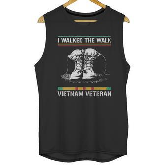 I Walked The Walk Vietnam Veteran Aesthetic Gift 2022 Men Tank Top | Favorety