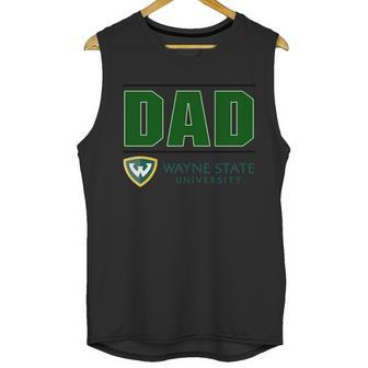 Wayne State University Proud Dad Parents Day 2020 Men Tank Top | Favorety