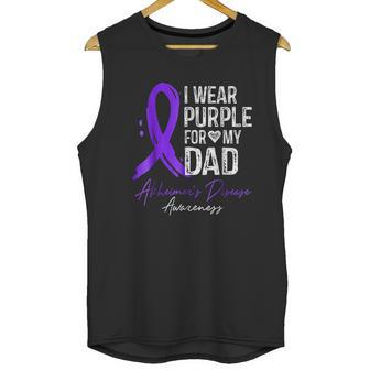 I Wear Purple For My Dad Alzheimer Disease Awareness Men Tank Top | Favorety CA