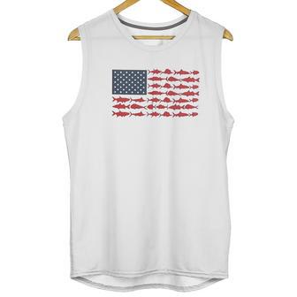 Columbia Pfg Finatic Us Flag Men Tank Top | Favorety CA