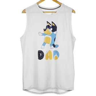 Dad Dog Cartoon Kid Anime B-Lueys Men Tank Top | Favorety AU