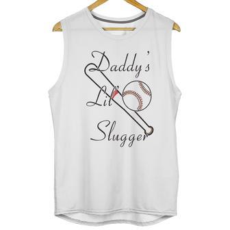 Daddy Lil Slugger Baseball Dad Fathers Day Men Tank Top | Favorety CA