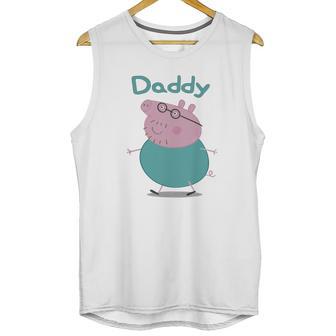 Daddy Pig Fathers Day Funny Men Tank Top | Favorety