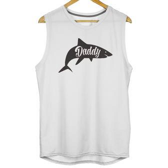 Daddy Shark Cute Funny Family Cool Best Dad Vacation Men Tank Top | Favorety