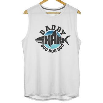 Daddy Shark Graphic Dad Birthday Gifts Men Tank Top | Favorety