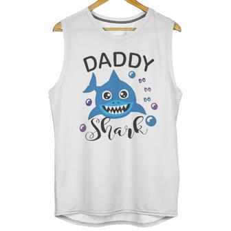 Daddy Shark Doo Doo Cute Funny Family Cool Fathers Day Gift Men Tank Top | Favorety AU