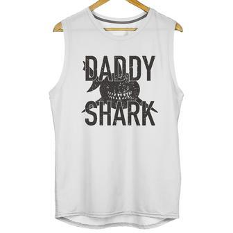 Daddy Shark Printed Graphic Dad Birthday Gifts Men Tank Top | Favorety AU