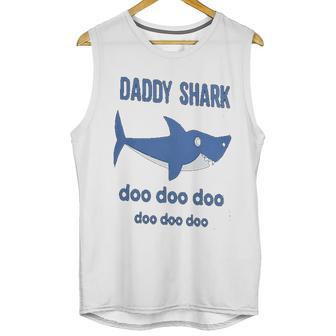 Daddy Shark Lovely Boy Dad Birthday Gifts Men Tank Top | Favorety DE