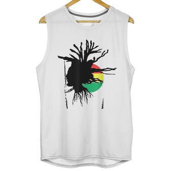 Dreads Ethiopian Flag Men Tank Top | Favorety