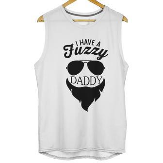 I Have A Fuzzy Daddy Funny Cute Infant Creeper Men Tank Top | Favorety UK