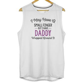 Heart Co Designs Baby Girl Clothes Daddy Wrapped Around Men Tank Top | Favorety DE