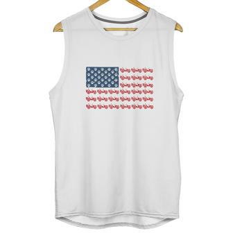 Jeeps And Paw Dog American Flag 4Th Of July Independence Day H Men Tank Top | Favorety