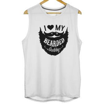 I Love My Bearded Daddy Funny Gift Idea Baby Creeper Boys Girls Men Tank Top | Favorety AU